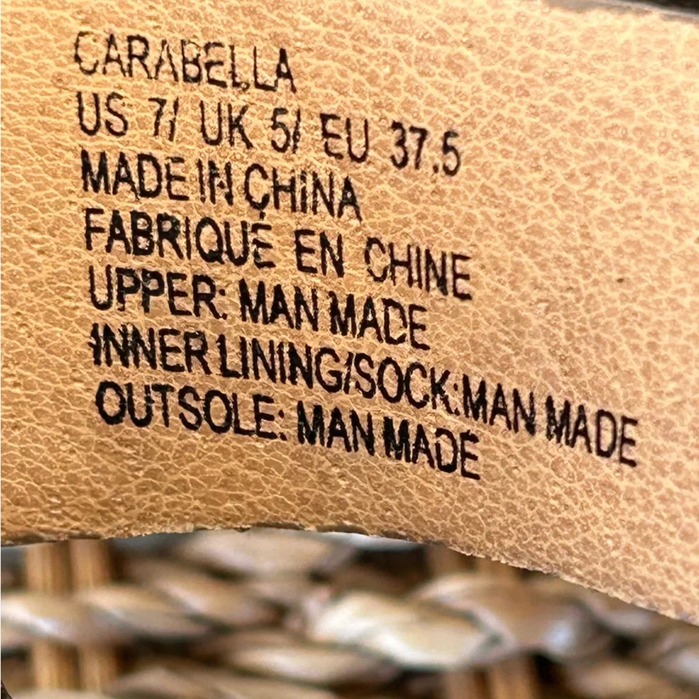 Just Fab Taupe Carabella Ankle Strap‎ Closure Heels Size 7